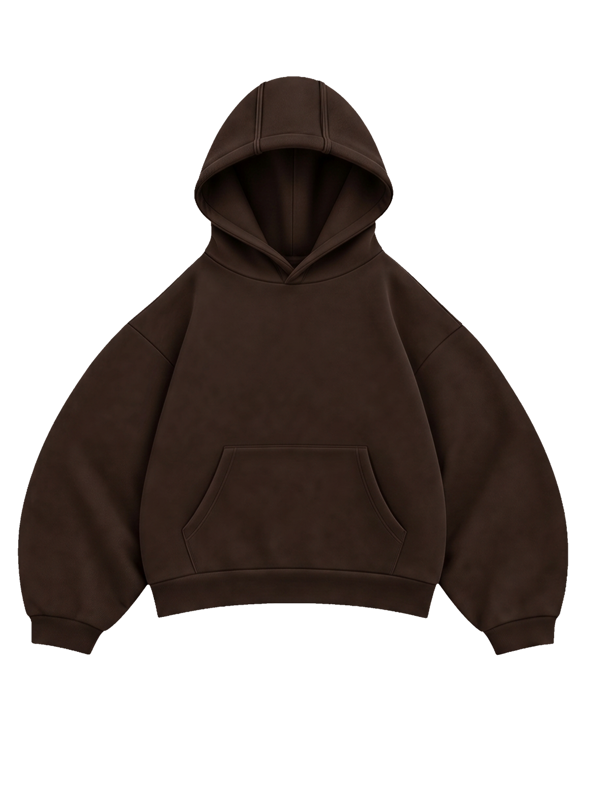 BROWN BOXY FIT hoodie