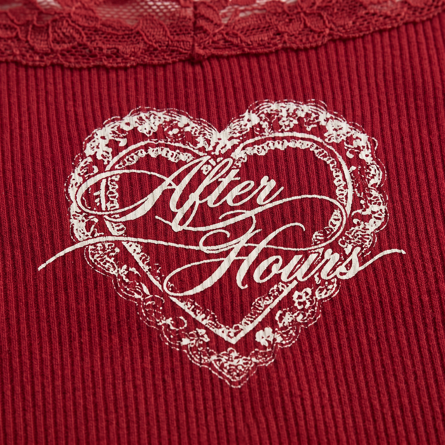 AFTER HOURS HOT SPAGHETTI LACE TOP