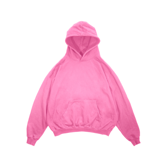 PINK BASIC OVERSIZED hoodie
