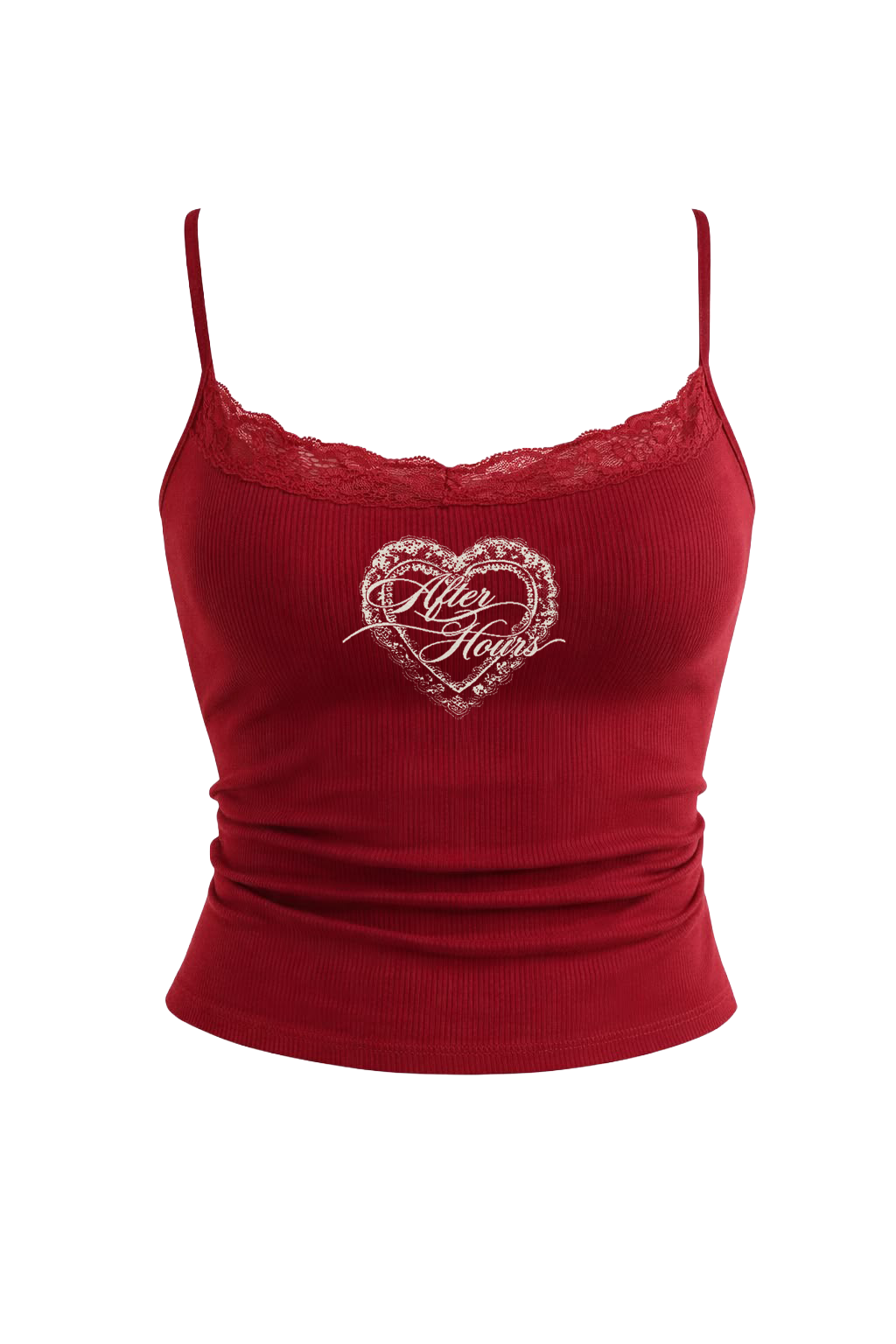 AFTER HOURS HOT SPAGHETTI LACE TOP